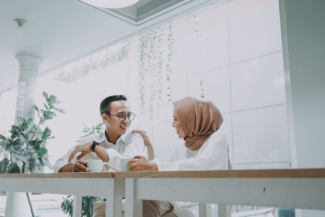 couple talking intimately